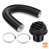 60mm Heater Duct Pipe Air Outlet Hose Clip