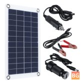 12V Solar Panel Charger for Cars, Vans, Boats, and Campers