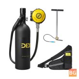 X4000 Pro Scuba Tank Set with Mini Air Pump and Oxygen Cylinder