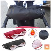 Baby Stroller Waterproof Anti-freeze Gloves - Winter Pushchair Warmer Hand Cover