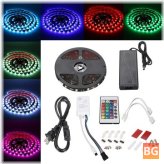 RGB Strip Light with Power Supply and 24keys Remote Control