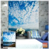 Print Painting Background for Window - Blue Sky Roller Shutters