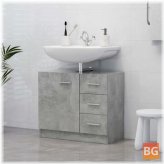 Sink Cabinet Gray 24.8