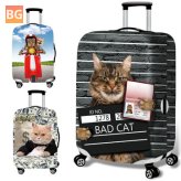 Spoof Cat Luggage Cover Trolley Case Cover - Warm Travel Suitcase Protector