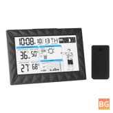 Wireless Weather Station with Large Screen LCD Clock and Sensors