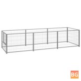 Puppy Cage for Dogs - Silver 3M²