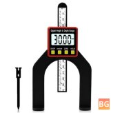 Woodworking Measuring Tools with LCD Depth Gauges and Magnet Feet - Digital
