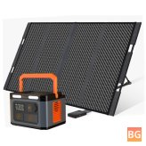 Foursun Portable Power Station with Solar Panel