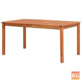 Garden Table with Table Top and Legs