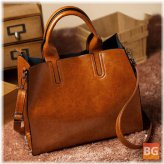 Leather Crossbody Tote for Women