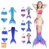 Mermaid Tail Swimsuit Set