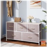 5 Drawers File Cabinets for Home and Office Storage