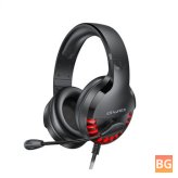 AWEI ES-770i Gaming Headset - 3.5mm LED Headphone with 7.1 Bass Sound and 50mm Speaker