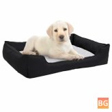 Dog Bed Linen - 85.5x70x23 cm - Black and White