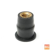 10pcs M5 5mm Metric Rubber Well Nuts for Motorcycle Wind Shield