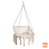 Hanging Air Swing Hammock for Patios and Yards - Beige