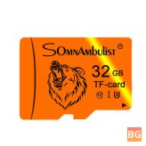 Somnambulist U3 TF Memory Card 16G, 32G, 64G, 128G - Bear Head Style