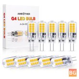 10-Pack 3W G4 LED Bulbs - Energy Efficient Replacement for 10W/20W Halogen Bulbs