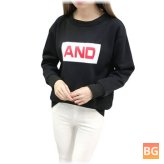 Long Sleeve T-Shirt with Lettering