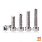 Suleve™ M3 Stainless Steel Hex Screws (50pcs)