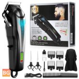Rechargeable Hair Clippers for Men's Grooming