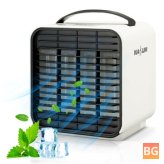 Mini Air Cooler with USB, 3 Speeds, Night Light for Home/Office