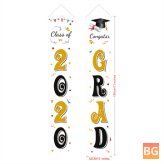 Graduation Banner Door Curtain - Cute Sticker