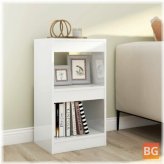 High Gloss White Book Cabinet/Room Divider
