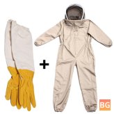 Anti-bee Suit for Beekeeping - Full Body Jumpsuit