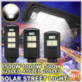 LED Solar Street Light with Motion Sensor and Remote Control