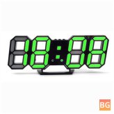 3D LED Alarm Clock