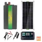 220-V 1500-W Peak Solar Charger Inverter+50-W Solar Panel+60A Controller