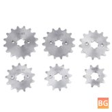 For 70cc, 110cc, and 125cc motorcycles, this sprocket is a 17mm replacement for the stock 10/12/13/14/15/16 tooth sprocket