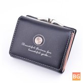 Wallet for Women - PU Leather Floral Clutch