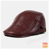 Warm Hat for Men - Genuine Leather
