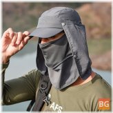 Sun Protective Cover for Face Visor - Quick-drying, Breathable Baseball Cap