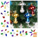 Christmas Tree Hanging Decoration - Boots with Stars and Cones