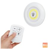 Wireless LED Tap Lights with Remote for Cabinets and Closets