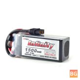 AHTECH Infinity 4S 14.8V 1500mAh 85C Graphene LiPo Battery XT60 Charger