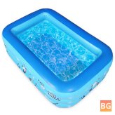 3-Rings inflatable pool for swimming andBathing - Soft Floor Home Garden