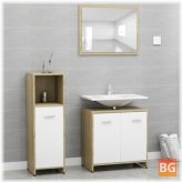 White Sonoma 3-Piece Bathroom Set
