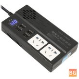 500W Car Power Inverter with 4 USB and Digital Display