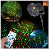 Remote Lighting for Garden - R&G LED Garden Waterproof Snow Projector