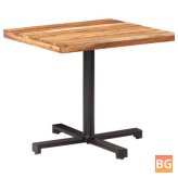 Table with Square Footage and Wood Grain