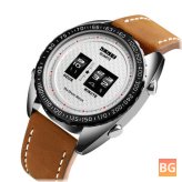 SKMEI 1516 Business Style Creative Dial Men's Watch with Waterproof Strap