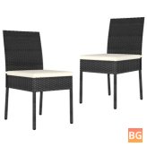 Black Garden Dining Chairs