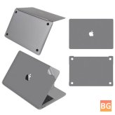 2-in-1 Top and Bottom Soft TPE Sticker Protector for Macbook Pro 13 inch
