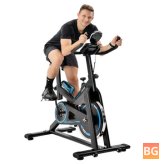 Exercise Bike Belt Drive System - LCD Monitor Folding Bicycle Home Gym Machine