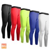 Compression Sports Tights for Men's Training and Fitness