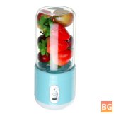 260ml Portable Electric Juice Cup Juice Blender with Fruit Mixer - Six Blade Mixing Machine